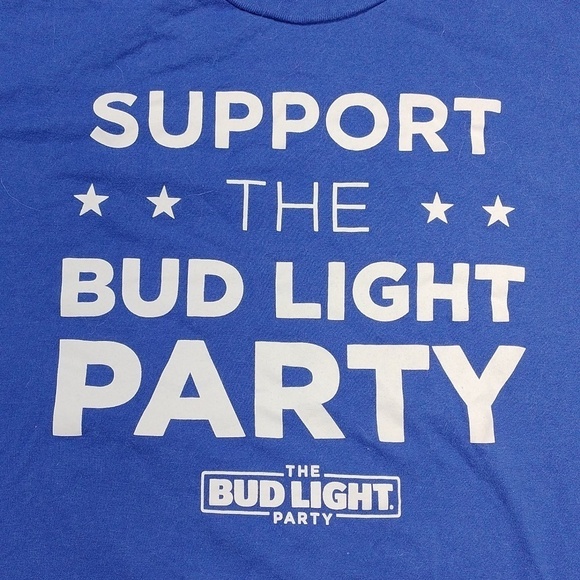 Bud light party men's t shirt size large - Picture 2 of 7